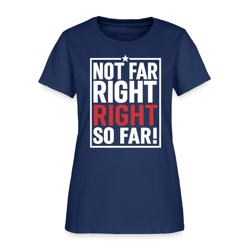 Right So Far (Women's) T-Shirt -  blue dusk