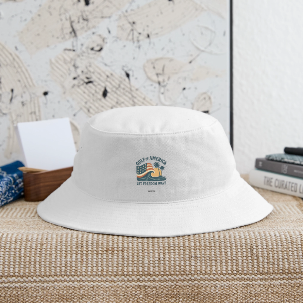 Gulf of America Bucket Hat - white