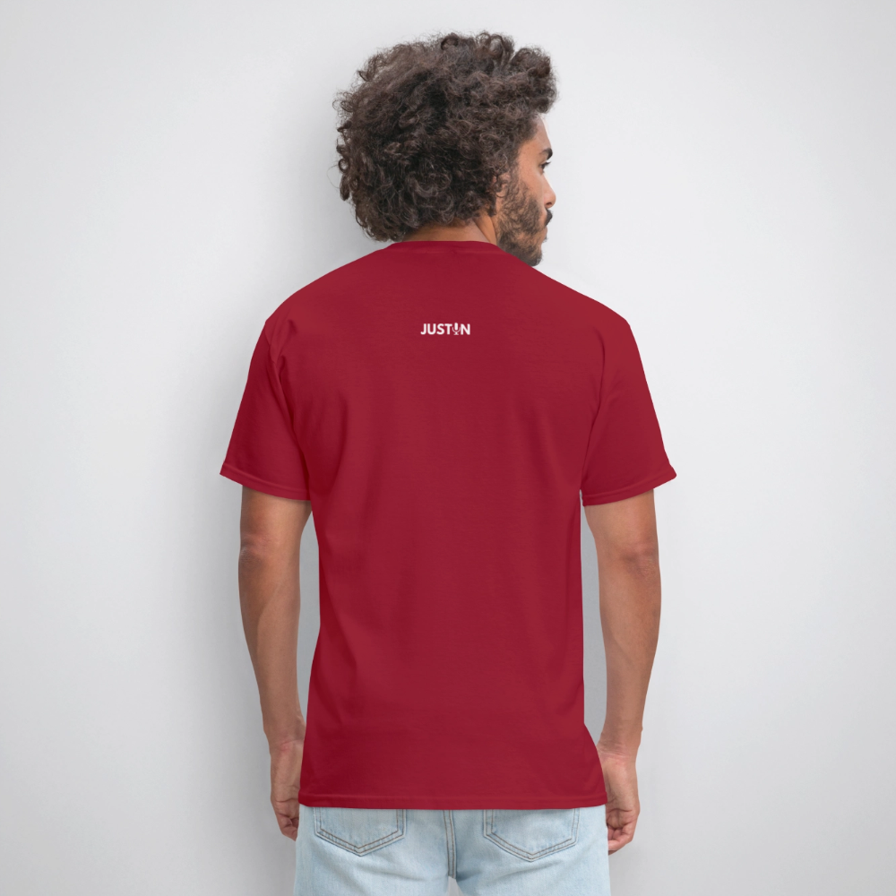 Conspiracy T-shirt - dark red