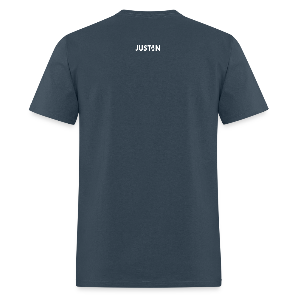 Conspiracy T-shirt -  blue dusk