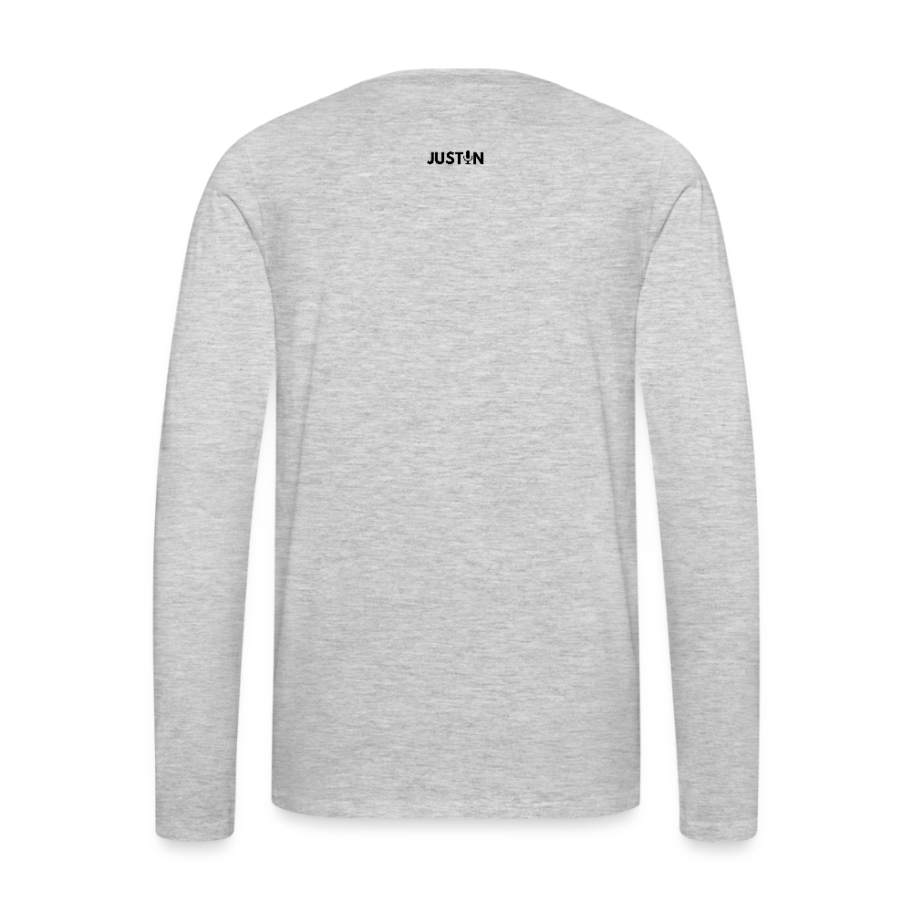 Gulf of America Tee — Let Freedom Wave Long Sleeve T-Shirt - heather gray