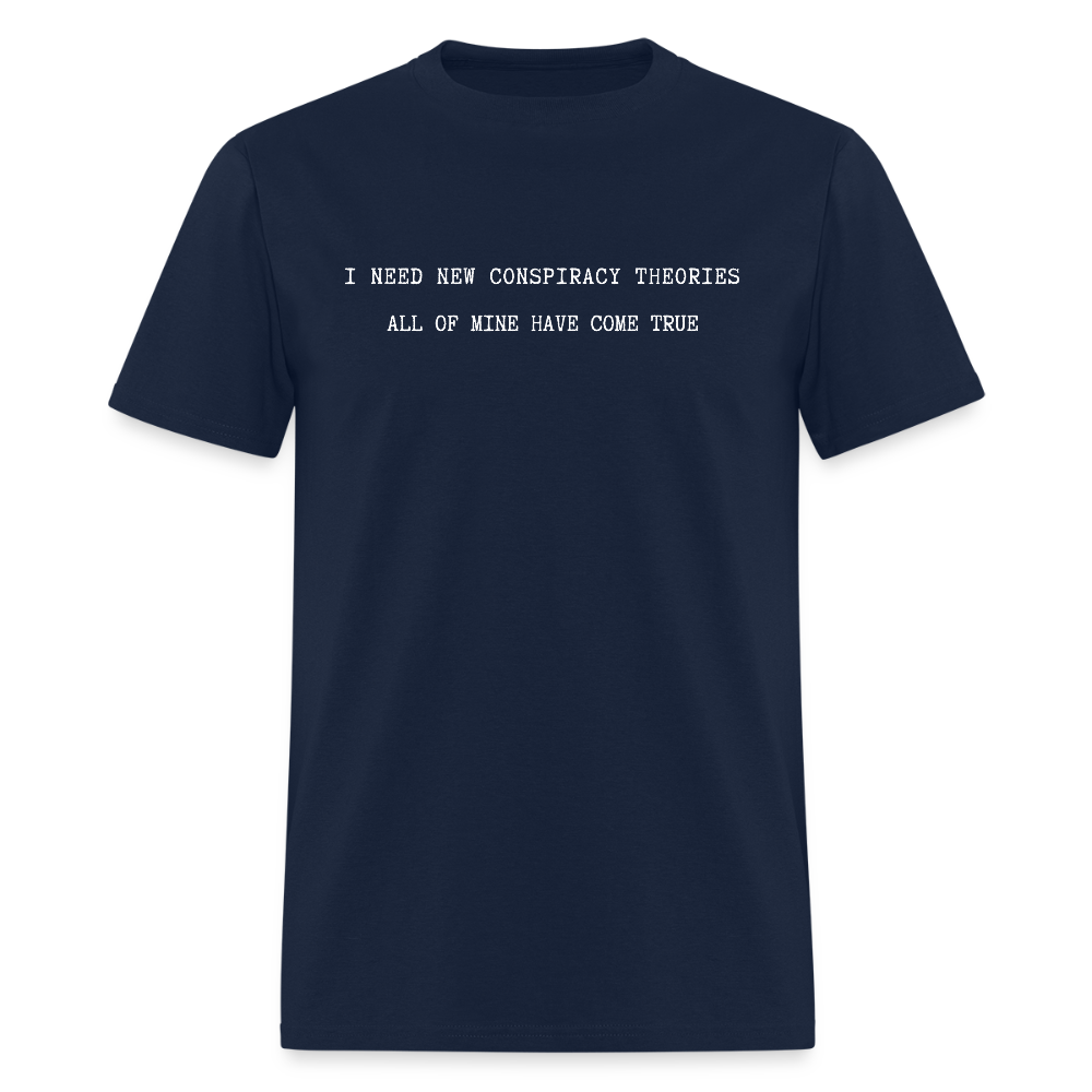 Conspiracy T-shirt - navy