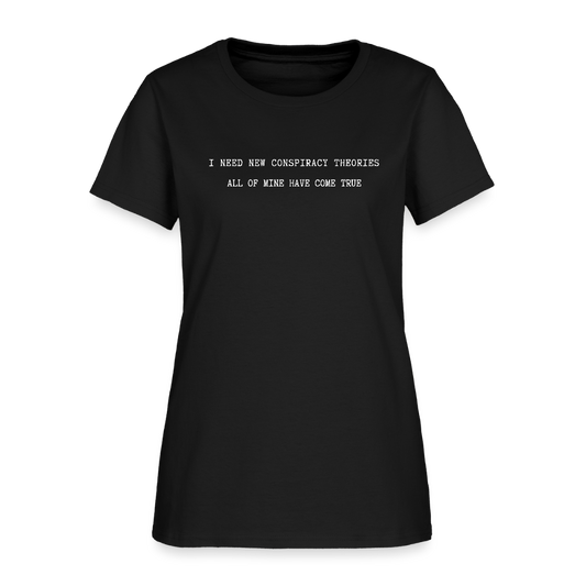 Conspiracy (Women's)  T-Shirt - black