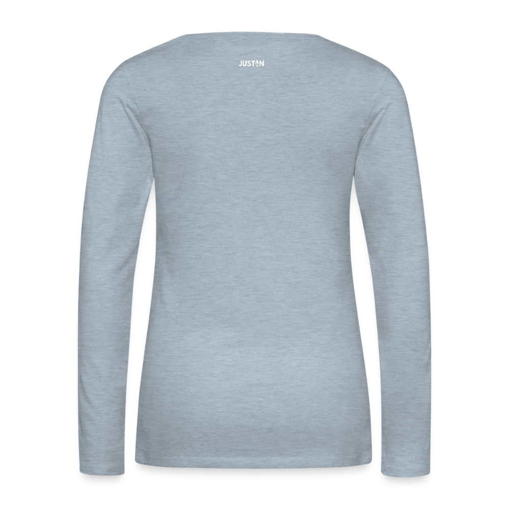 Right So Far Women's Long Sleeve T-Shirt - heather ice blue