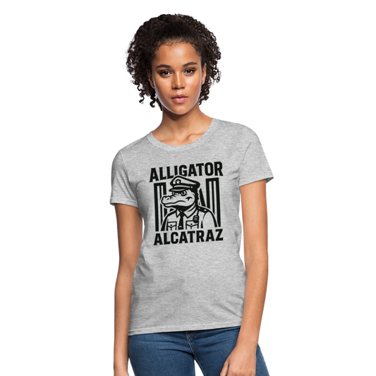 Alligator Alcatraz T-Shirt - heather gray