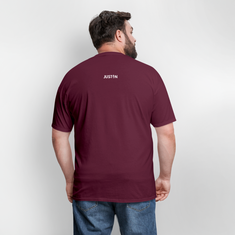 Conspiracy T-shirt - burgundy