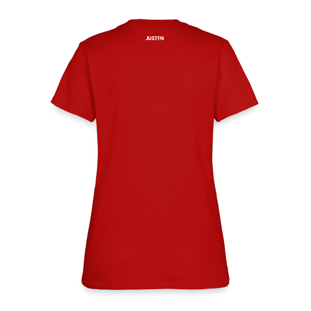 One Nation Under God (Women's) T-Shirt - red