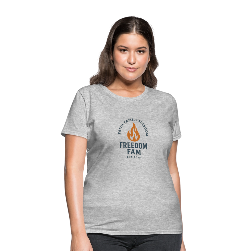 Freedom Fam (Women's) T-Shirt - heather gray