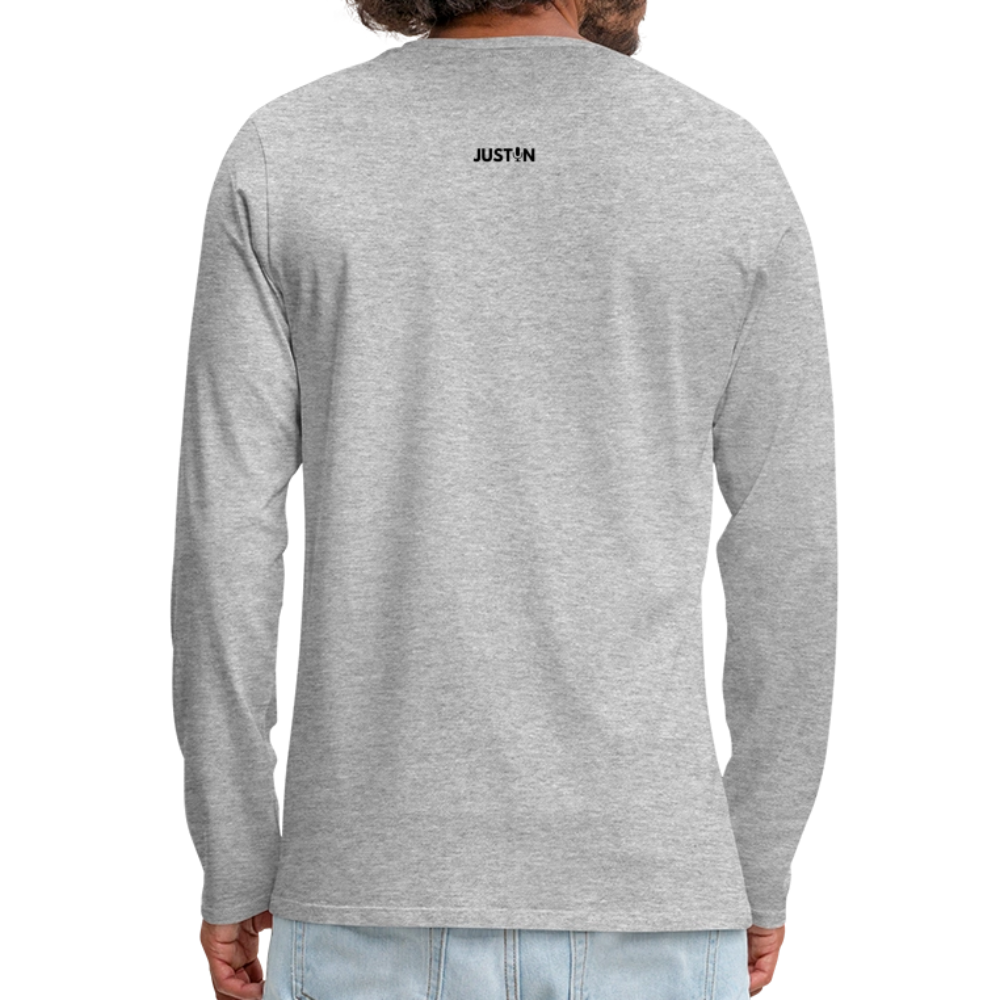 FAFO T-Shirt Long Sleeve T-Shirt — Fool Around And Find Out - heather gray