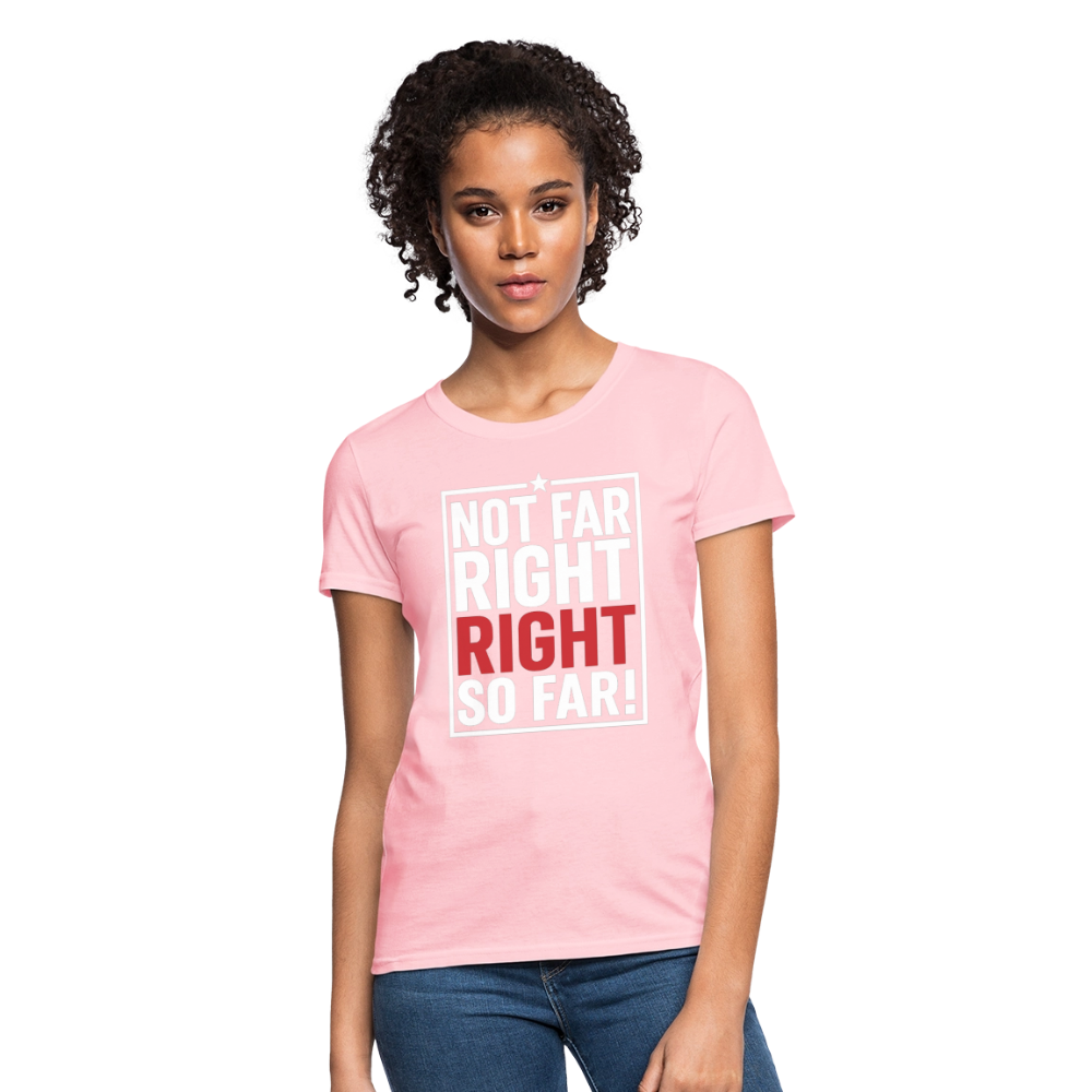 Right So Far (Women's) T-Shirt - pink
